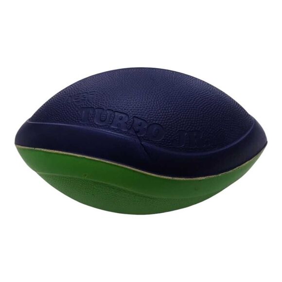 Nerf Football Turbo Jr 1996 8.5" long Vintage Tonka HTF Green Blue‎ Rare Vintage - Picture 5 of 6